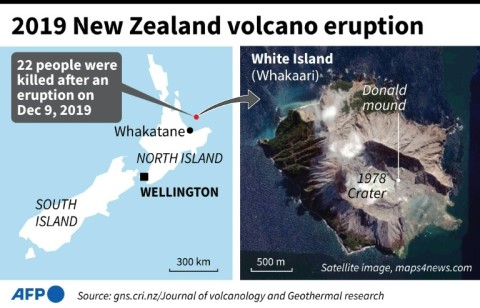 2019 New Zealand volcano eruption
