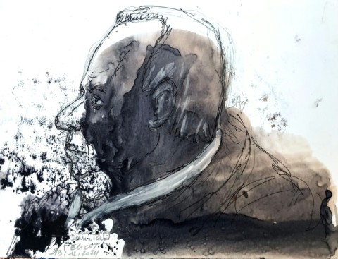 In prison, Dominique Pelicot speaks to no-one and writes a lot