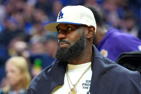 LeBron James aroused speculation about his NBA future with a cryptic video but it turned out to be only a marketing gimmick about a partnership with a cognac brand