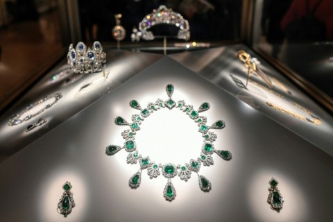 The items stolen include an emerald-and-diamond necklace that Napoleon gave his wife, Empress Marie-Louise