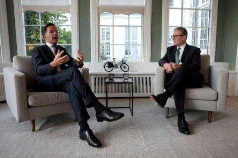 Starmer was set to host NATO head Rutte and the 'coalition of the willing'