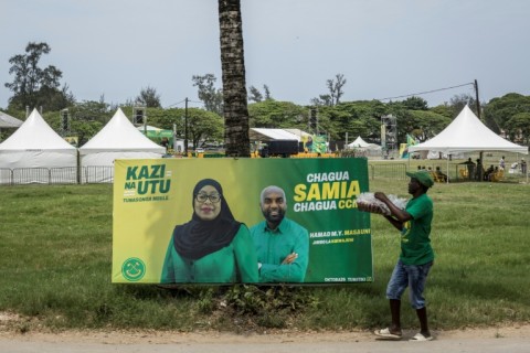 Despite 17 other candidates, rights groups say they are not serious contenders and that Hassan is effectively running unopposed