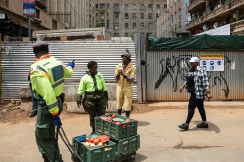 Authorities have been clearing street vendors ahead of the summit