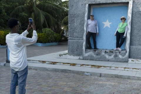 Tourists explored Somalia's capital -- including the beach, Peace Gardens memorial park, and Tomb of the Unknown Soldier