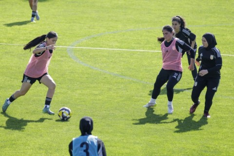 Afghan women players took part in the an international tournament in Morocco this year