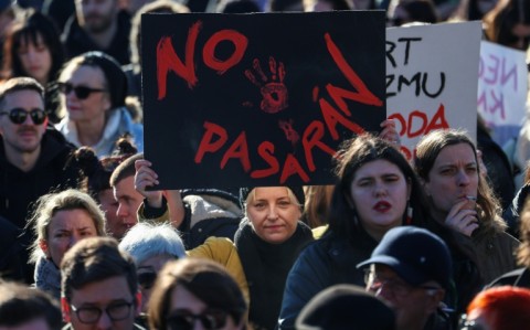 Similar marches were held in three other Croatian towns