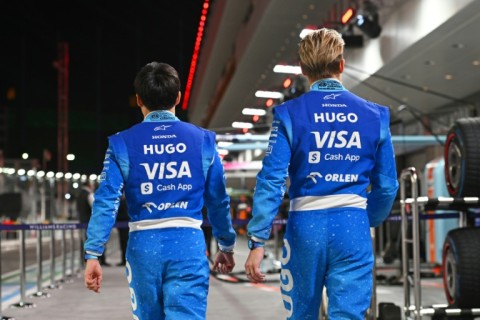Yuki Tsunoda (left) and Liam Lawson were both shown the door by Red Bull in 2025