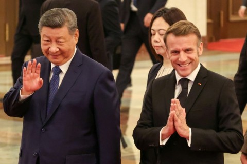Macron is also due to discuss trade with his Chinese hosts, with the European Union facing a massive trade deficit of $357 billion with the Asian powerhouse