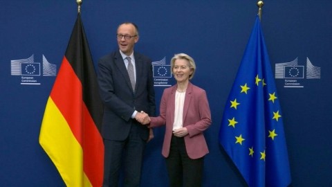 German Chancellor visits Brussels to discuss the issue of frozen Russian assets
