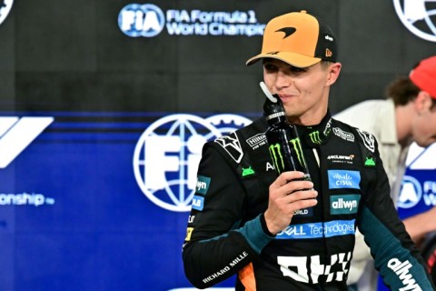 Lando Norris starts on the front row in the Abu Dhabi GP knowing that a podium finish will land him a first world title