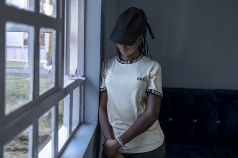 Martha, 18, who was 10 when two women, under pressure from their community, cut her at home in Narok East on her father's say-so