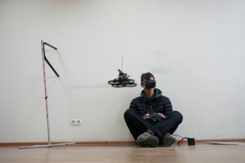 'Hard times make people stronger': Illia Issaiev, 18, pilots a drone