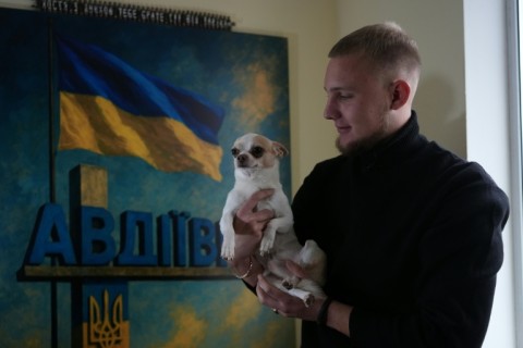 Kostiantyn Kosik, from the destroyed city of Avdiivka in the Donetsk region, has been living with war since he was six