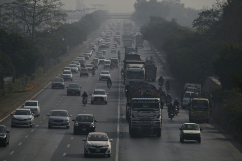 Fumes from rickety vehicles are blamed for the smog affecting the Pakistan capital