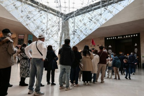 Queues are commonplace at the Louvre