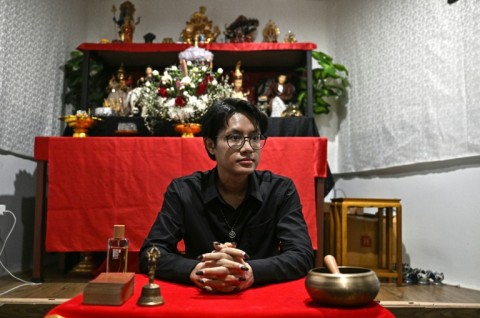 Astrologer Linn Nhyo Taryar has left Myanmar after he put a hex on the country's military chief, earning him two years in prison