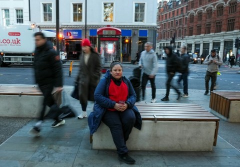 Roxana Panozo Alba, a migrant from Bolivia who works as a cleaner on the night shift in a London office building