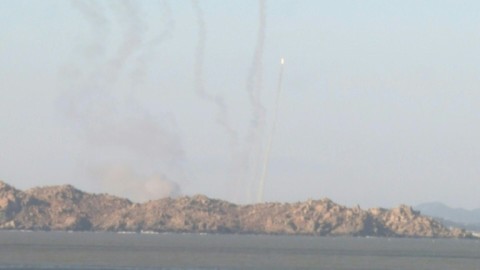 China fires rockets in military drills in Taiwan Strait