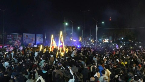 Syrians ring in the New Year in Damascus