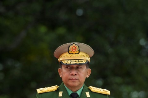 Min Aung Hlaing was serving as military chief at the time of the Rohingya crackdown
