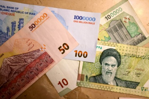 The rial plunged to a new low in value