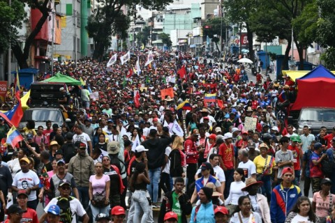 Relatives of prisoners waited in front of El Rodeo jail in Caracas