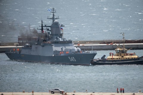 Russia joins Chinese, Iran warships for drills in Cape Town