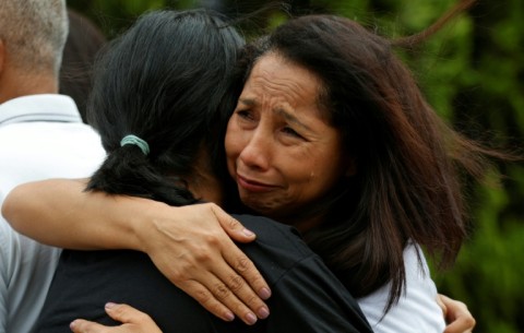 Relatives encouraged each other in the hope the prisoner releases would go ahead