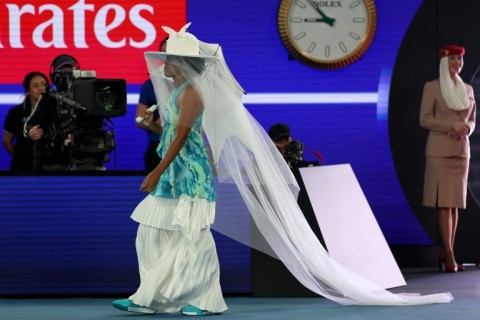 Japan's Naomi Osaka admits she is 'a little strange' after bold fashion statement at the Australian Open