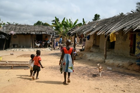 A view of Betykro, a settlement of cocoa producers