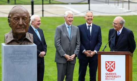 Former US senator George Mitchell brokered talks for peace in Northern Ireland