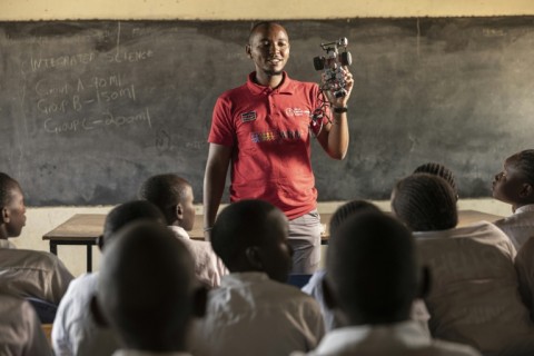 Kenyan educator Jeremiah Kithinji had never touched a computer during his own schooling, but is now an international robotics judge