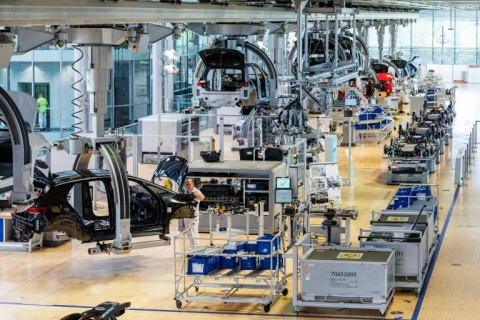 A Volkswagen production line. Many of Germany's flagship industries have been feeling pressure from increased Chinese competition