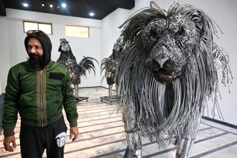 Jadoon's work primarily focuses on crafting giants, beasts and powerful forms, which he describes as a reflection of aggression