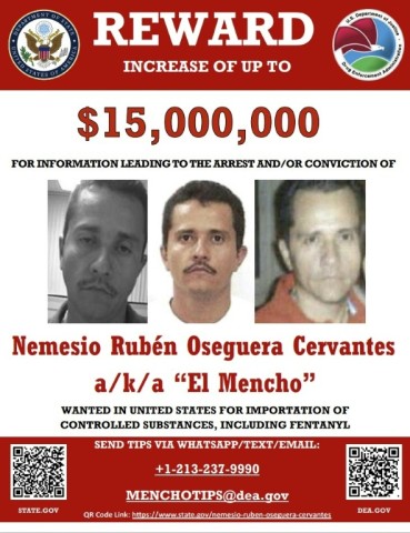 A question remains around who will succeed Oseguera as the chief of CJNG