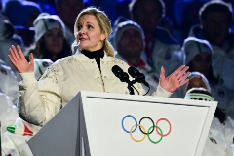 International Olympic Committee president Kirsty Coventry