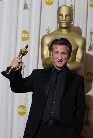 Sean Penn won his second Oscars for best actor for 'Milk'