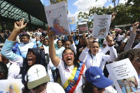 In Caracas, supporters of ousted Venezuelan president Nicolas Maduro have rallied for his release