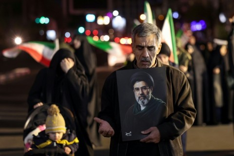 Some Iranians have taken part in pro-government protests since the start of the US-Israeli air war