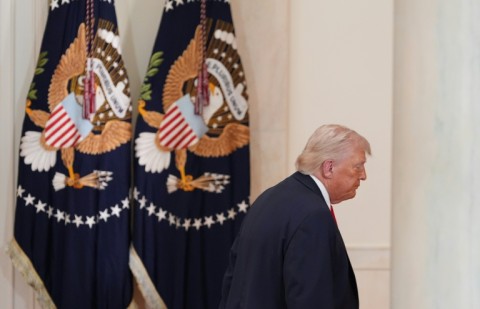 Oil climbs, stocks slip as Trump dashes hopes of quick end of war