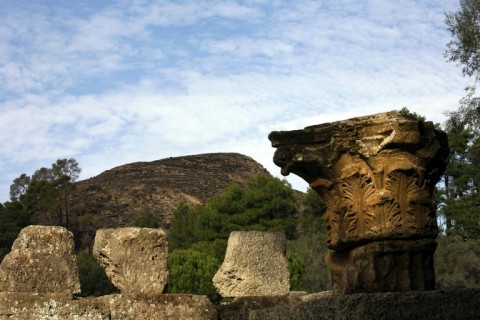 In 2007, wildfires in Olympia decimated the natural environment around the archaeological site
