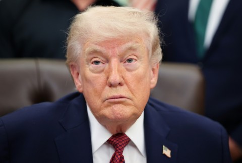 Trump has accused Iran of firing on ships in the crucial trade route it has choked