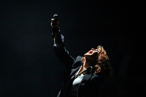 French pop and jazz singer Julie Pietri was on the bill at the Salle Metropole