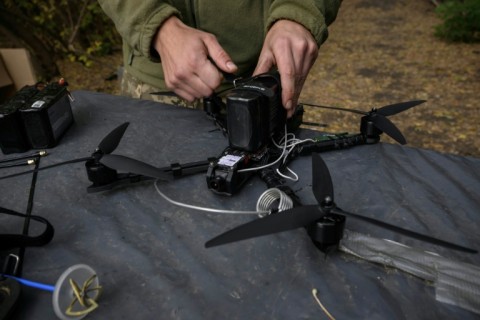 Swarm drones are part of a sci-fi-style vision of the future of war