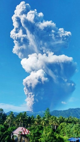 Mount Dukono is one of Indonesia's most active volcanos