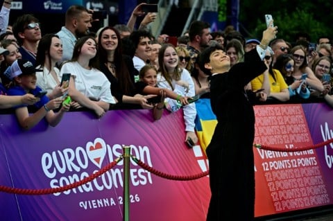 Selfies galore as Eurovision kicks off in Vienna