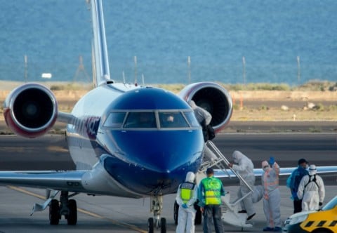 Passengers have been repatriated by plane and quarantined as a precaution