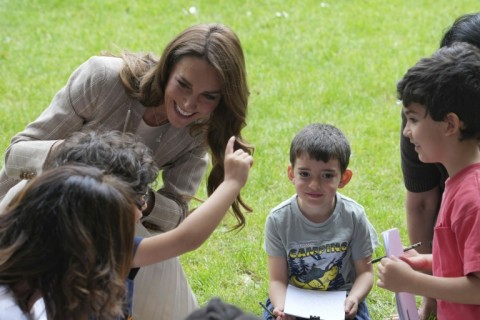 Kate met preschool children learning about nature