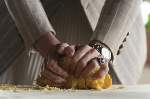 The princess prepared tortelli, a regional speciality similary to ravioli