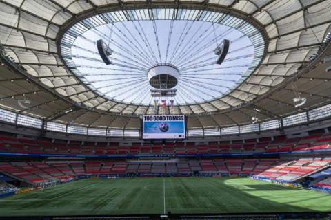 Vancouver's BC Place stadium, which is hosting seven World Cup matches